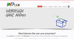 Desktop Screenshot of andweb.de