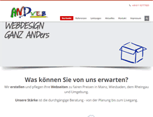 Tablet Screenshot of andweb.de